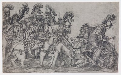 川を渡る八人の騎士 作： Antonio Fantuzzi