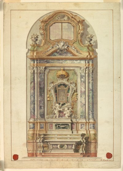 祭壇 作： Antonio Foschini, 1741 – 1813