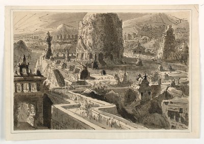 オリエンタルタウン舞台美術 作： Antonio Giuseppe Basoli