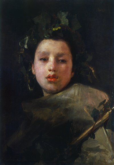少年時代のバッカス 作： Antonio Mancini