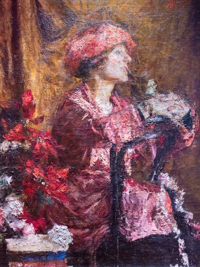 Enrica em roxo 作： Antonio Mancini