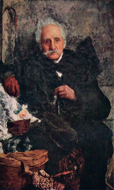 旅路で、c1903 作： Antonio Mancini