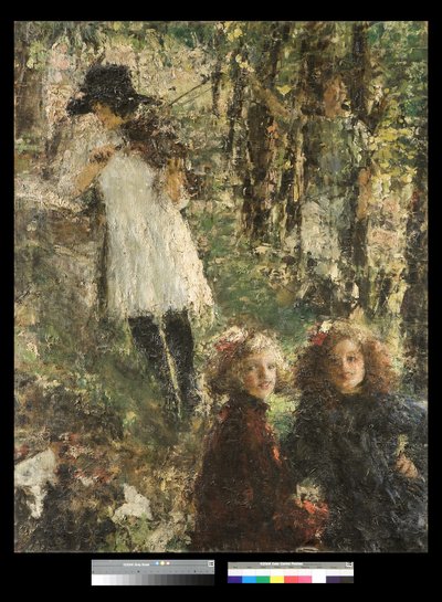 反射、1918-20 作： Antonio Mancini