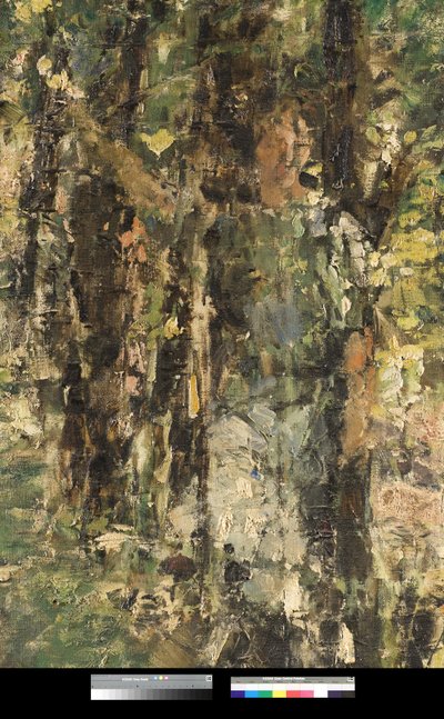 反射、1918-20 作： Antonio Mancini