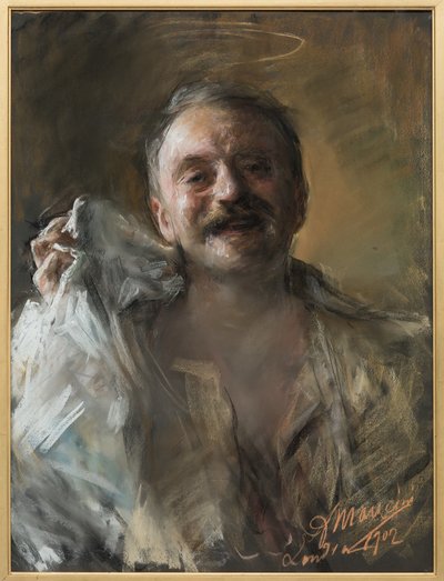 自画像 作： Antonio Mancini