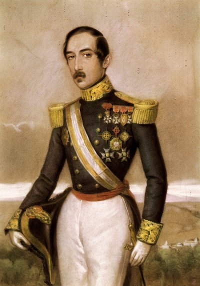 軍人マヌエル・グティエレス・デ・ラ・コンチャ・エ・イリゴイェン（1806-1874）の肖像 作： Antonio María Esquivel y Suárez de Urbina