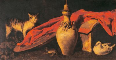 動物のいる静物 作： Antonio Maria Vassallo