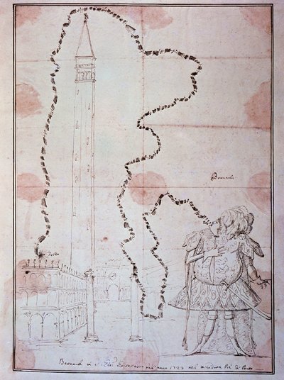 イタリアのカストラート、アントニオ・ベルナッチの肖像（漫画 作： アントニオ・マリア・ザネッティ