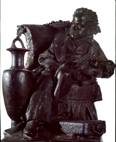 オッドーネ公爵の記念碑 Eugenio Maria di Savoia (1846-1866) (モンフェラート公爵オッドーネ公爵の記念碑) ブロンズ彫刻 Antonio Orazio Quinzio (1856-1928) 1891 Dim 91x61x95 cm Genes, Galleria d