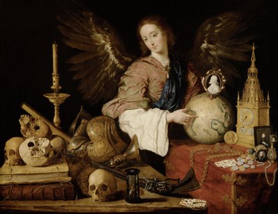 虚栄心のアレゴリー、1632-1636 作： Antonio Pereda y Salgado de