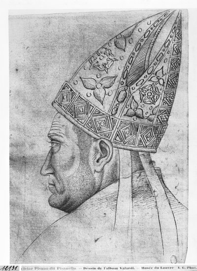 バラーディアルバムの司教長 作： Antonio Pisanello