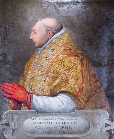 Retrato do Papa Martinho V Colonna 作： Antonio Pisanello
