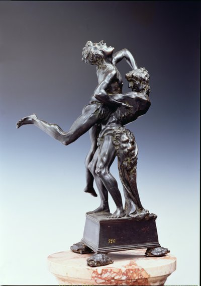 ヘラクレスとアンテウス、1475-80年頃（青銅）（79921も参照） 作： Antonio Pollaiuolo