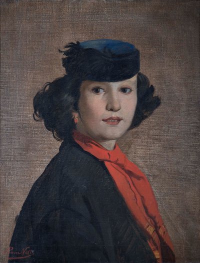 ネリーナ・バディオリの肖像、1866年頃。 作： Antonio Puccinelli