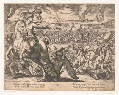 ダリウスは戦場から逃げる アレキサンダー大王の功績 (シリーズタイトル) Alexandri magni praecipvae res gestae (シリーズタイトル) 作： Antonio Tempesta