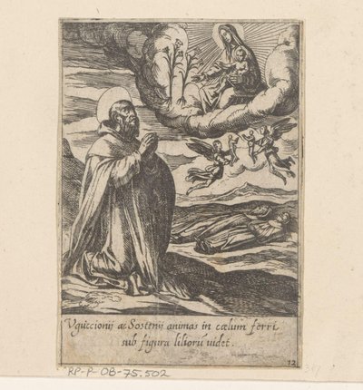 De heilige Philippusbidt voor de zielen van twee broeders Het Leven van Philippus Benitius (シリーズタイトル) B. Philippi Benicius Florent の生涯。 順序。 B.聖母マリアのしもべ（シリーズタイトル） 作： Antonio Tempesta
