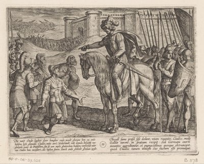要塞の男たちはユリウス・シビルスに降伏する ローマ人に対するバタヴィア戦争 (シリーズタイトル) Batavorum cum Romanis Bellum (シリーズタイトル) 作： Antonio Tempesta