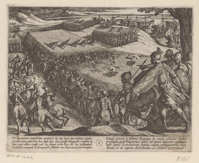 ライン川で敗北したローマ人 ローマ人に対するバタヴィア戦争 (シリーズタイトル) Batavorum cum Romanis Bellum (シリーズタイトル) 作： Antonio Tempesta