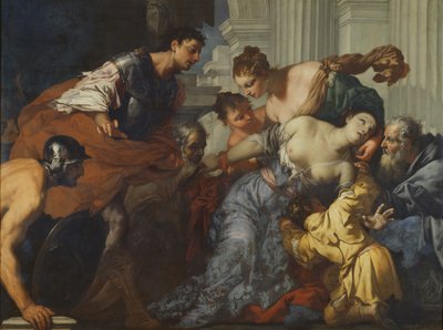 ルクレティアの死 作： Antonio Zanchi