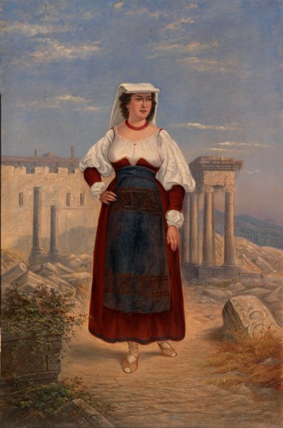 イタリア人女性、カリフォルニア州。 1890年から1899年。 作： Antonio Zeno Shindler