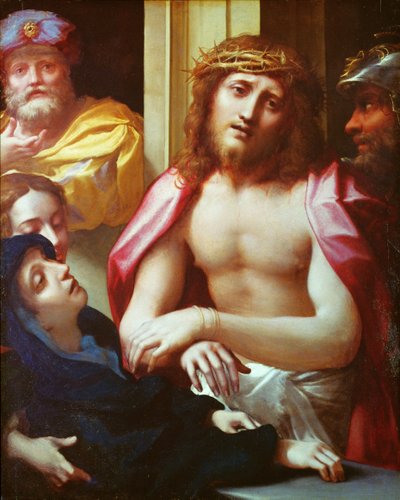 キリストは人々に贈られた（エッチェ・ホモ） 作： Antonio da Correggio