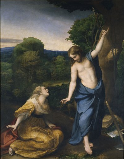 私に触れないでください 作： Antonio da Correggio