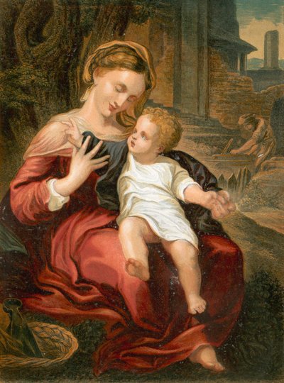 聖家族 作： Antonio da Correggio