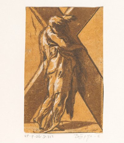 聖アンドリュー キリストと十二使徒（シリーズタイトル） 作： Antonio da Trento (attributed to)