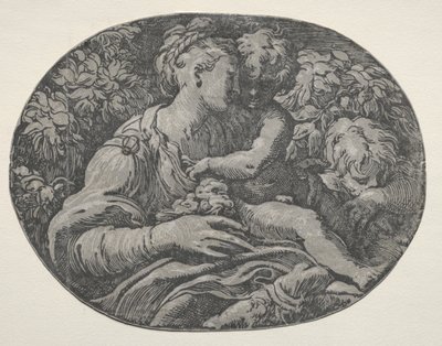 聖ヨハネと聖母子 作： Antonio da Trento