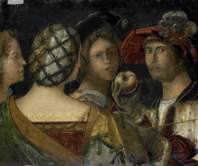 パリの審判 作： Antonio da Vendri (attributed to)