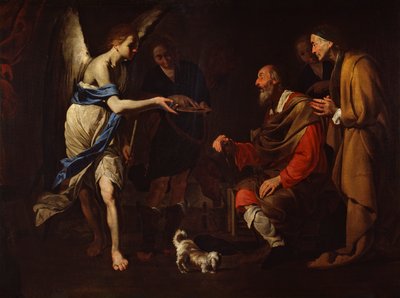 トビアスの治療 1600-50年頃 油彩・カンヴァス 作： Antonio de Bellis