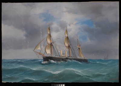 アレキサンダー号 地中海艦隊旗艦 作： Antonio de Simone