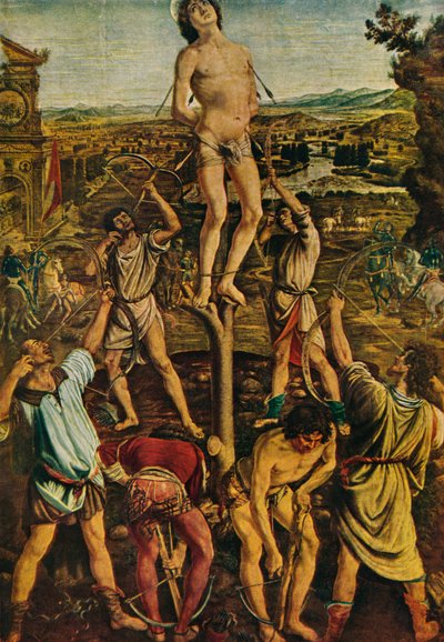 聖セバスチャンの殉教、1475、1909 作： Antonio Pollaiuolo