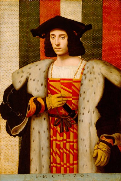 トリヴルツィオ家の紳士 作： Antonio di Bernadino Contino