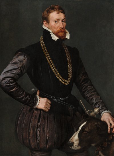 紳士の肖像、1569年。 作： Antonis Mor