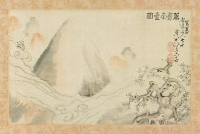 長寿をもたらす南の星 作： Aoki Mokubei