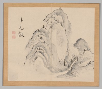 池野大河、1巻15、18世紀後の風景研究のダブルアルバム。 作： Aoki Shukuya