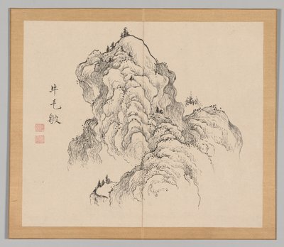 池野大河、第1巻、16世紀後の景観研究のダブルアルバム、18世紀。 作： Aoki Shukuya