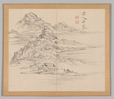 池野大河、第1巻、35世紀、18世紀後の風景研究のダブルアルバム。 作： Aoki Shukuya
