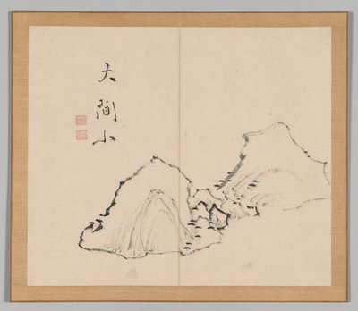 池野大河、第1巻6、18世紀後の景観研究のダブルアルバム。 作： Aoki Shukuya