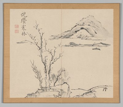 池野大河、第2巻、11世紀、18世紀の風景研究のダブルアルバム。 作： Aoki Shukuya