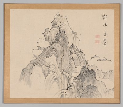 池野大河、第2巻の葉2、18世紀後の風景研究のダブルアルバム。 作： Aoki Shukuya