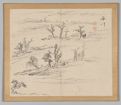 池野大河、第2巻、9世紀、18世紀後の風景研究のダブルアルバム。 作： Aoki Shukuya