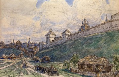 17世紀のセルプホフ 作： Apollinari Mikhailovich Vasnetsov
