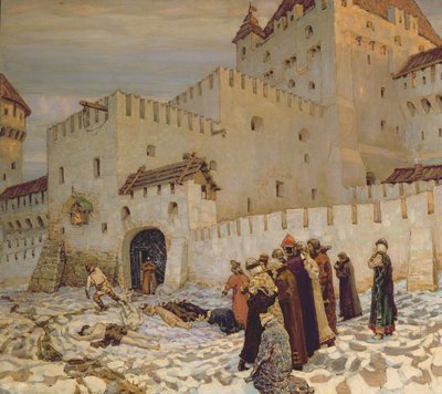 キリンググラウンド（旧モスクワの再建） 作： Apollinari Mikhailovich Vasnetsov