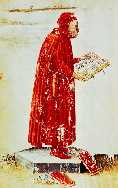 Lino Coluccio Salutatiの肖像（Stignano 作： Apollonio di Giovanni di Tommaso