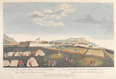フォートロイヤル、グアドループ、1759 作： Archibald Campbell