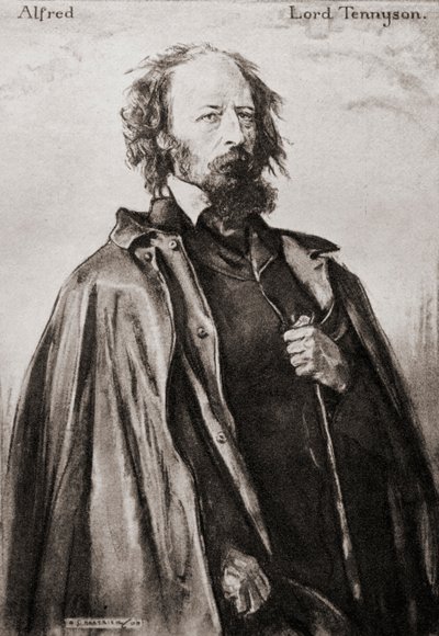 テニスン（オルドワースとフレッシュウォーターの）アルフレッド・テニスン 作： Archibald Standish Hartrick