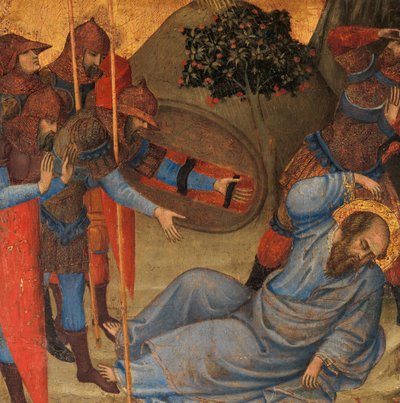 セントポールの回心、ca。 1391-92。 作： Aretino Luca Spinello or Spinelli
