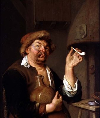喫煙者 作： Arie de Vois
